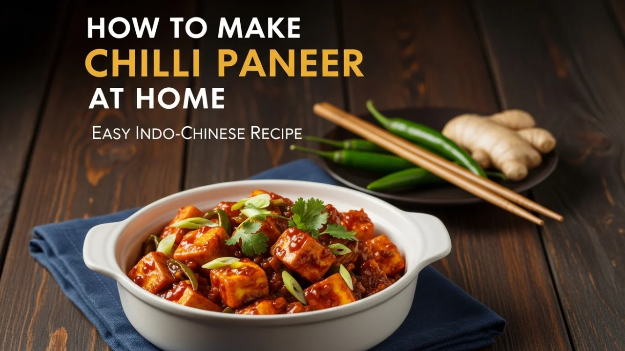Chilli Paneer Recipe at Home