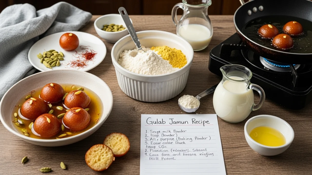 Gulab Jamun Recipe Indian Dessert