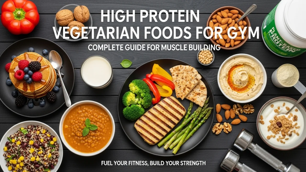 High Protein Vegetarian Foods for Gym