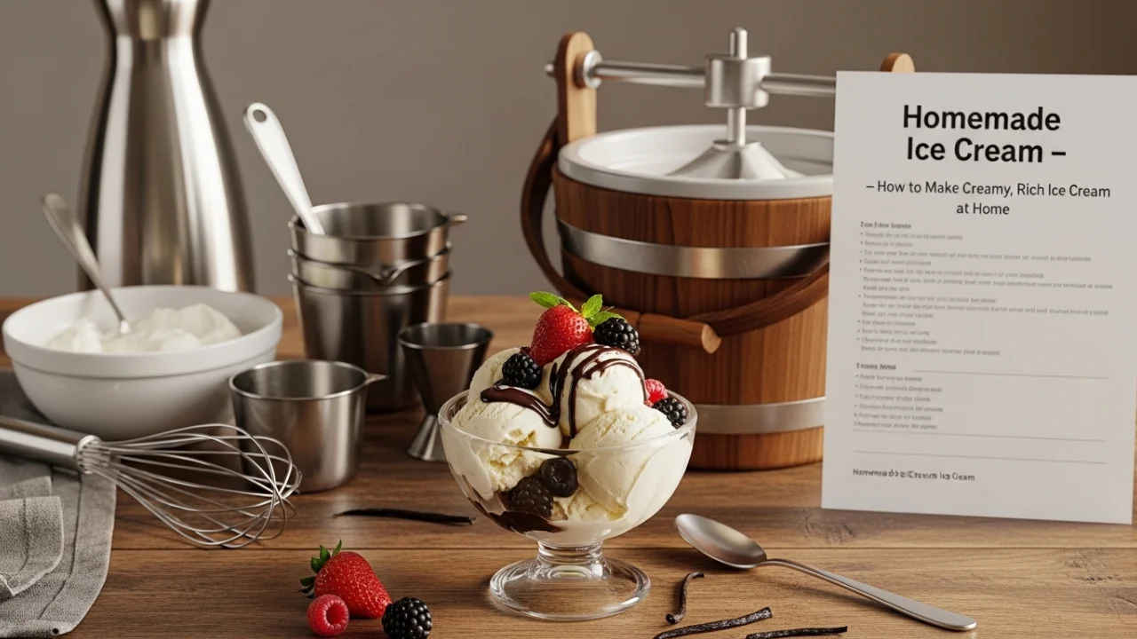 Make Homemade Ice Cream