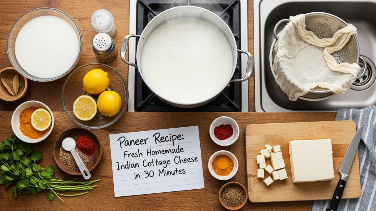 Make Homemade Paneer Recipe