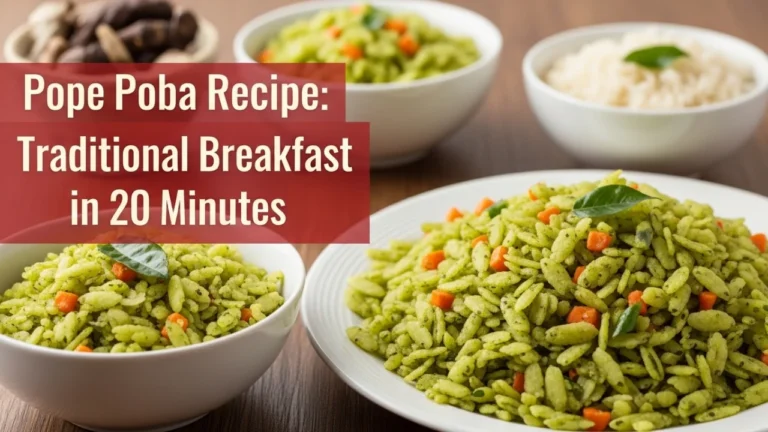 Poha Recipe Indian Breakfast